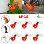 6x Automatic Poultry Water Drinkers for Chickens