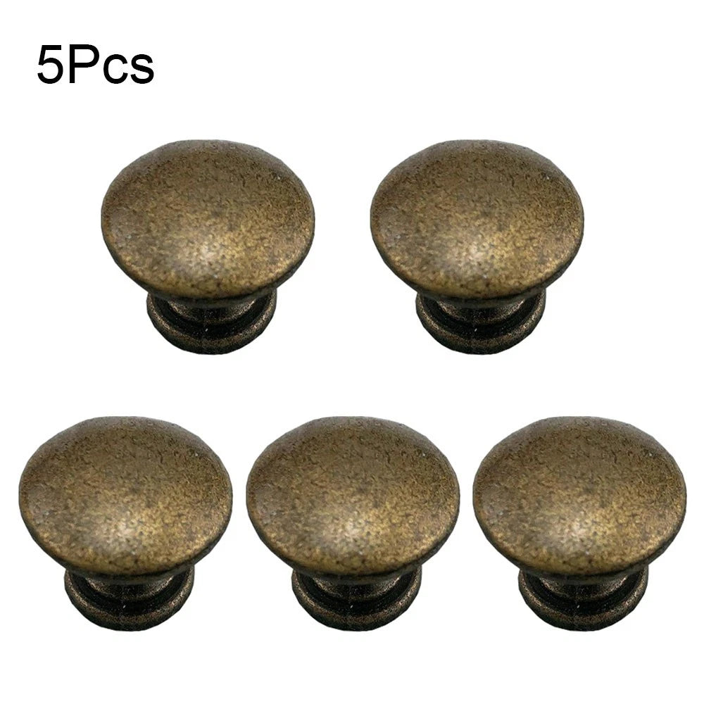 5Pcs Antique Bronze Drawer Cabinet Pull Handle for Furniture