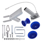 Adjustable Boat Trailer Winch Stand with Roller - Universal Galvanized