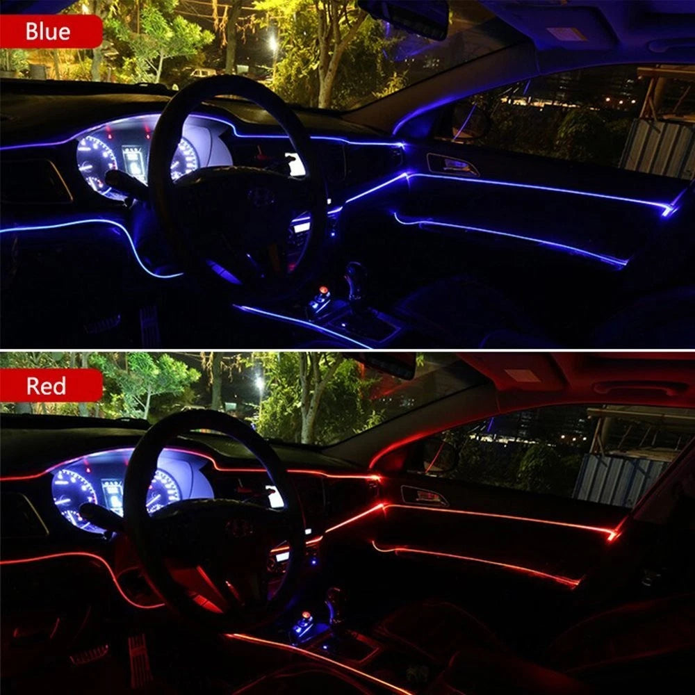 5M LED Car Interior Atmosphere Strip Light for