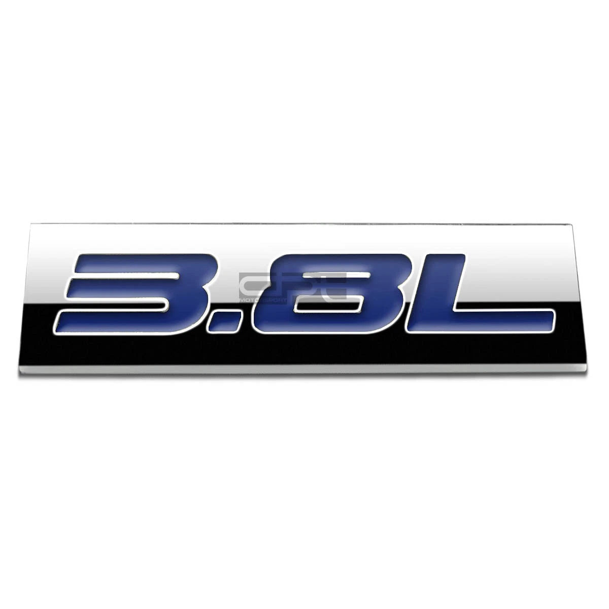 Polished Chrome Emblem Badge for 3.8L Engine Vehicles