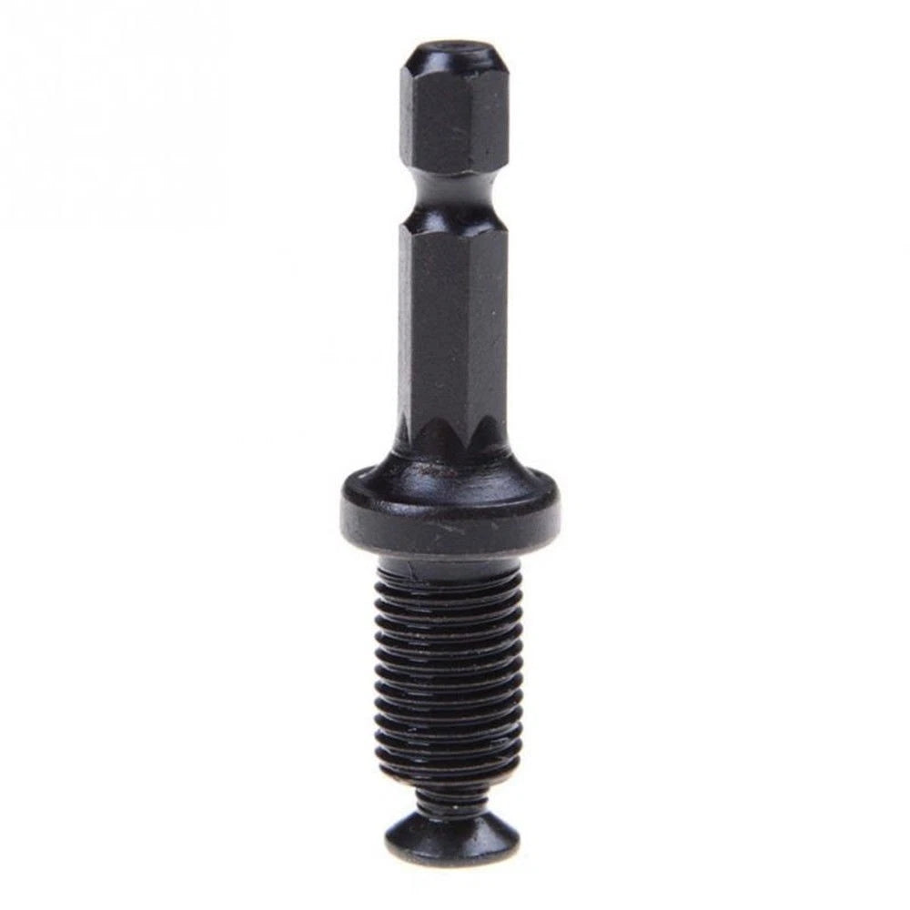 1 Pcs 1/4 Male 3/8-24UNF Drill Chuck Adapter