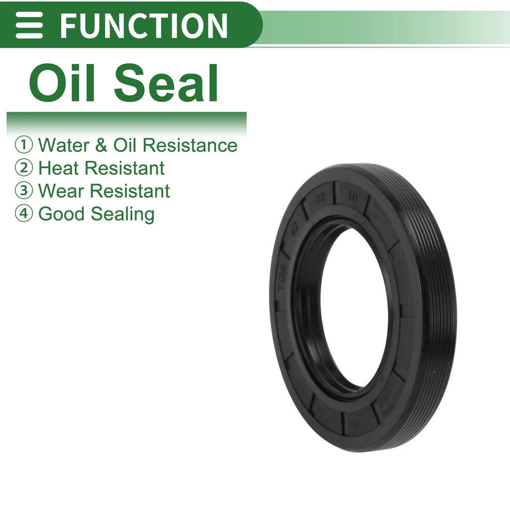 Oil Seal   - NBR Rubber 42x72x10mm
