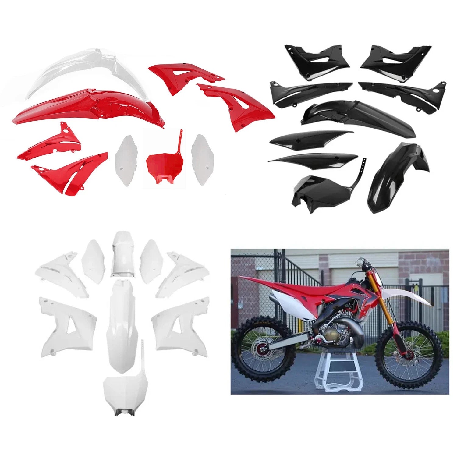 Restyle Fairings Plastic Body Kit for Honda CR125R CR250R (2002–2007)