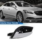 Front Passenger Side Interior Door Handle for Buick Lacrosse (2009–2014) Black Chrome