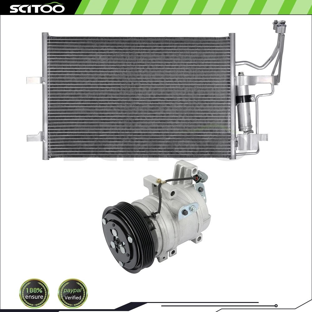 Condenser and Compressor for Mazda 3 (2007–2009)