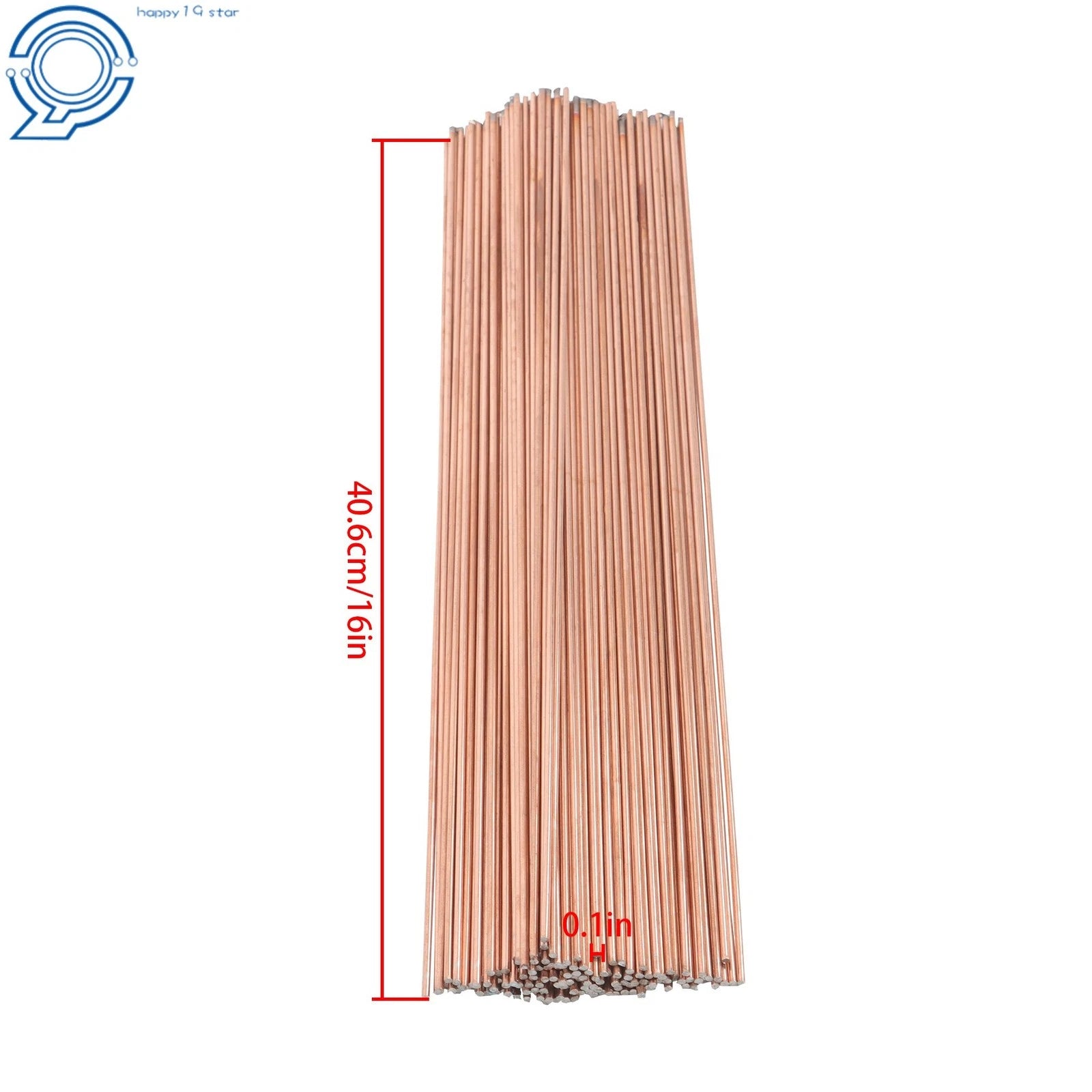 Pack of 5 TIG ER70S-6 Carbon Steel Welding Rods 3/32 Inch x 16 Inch