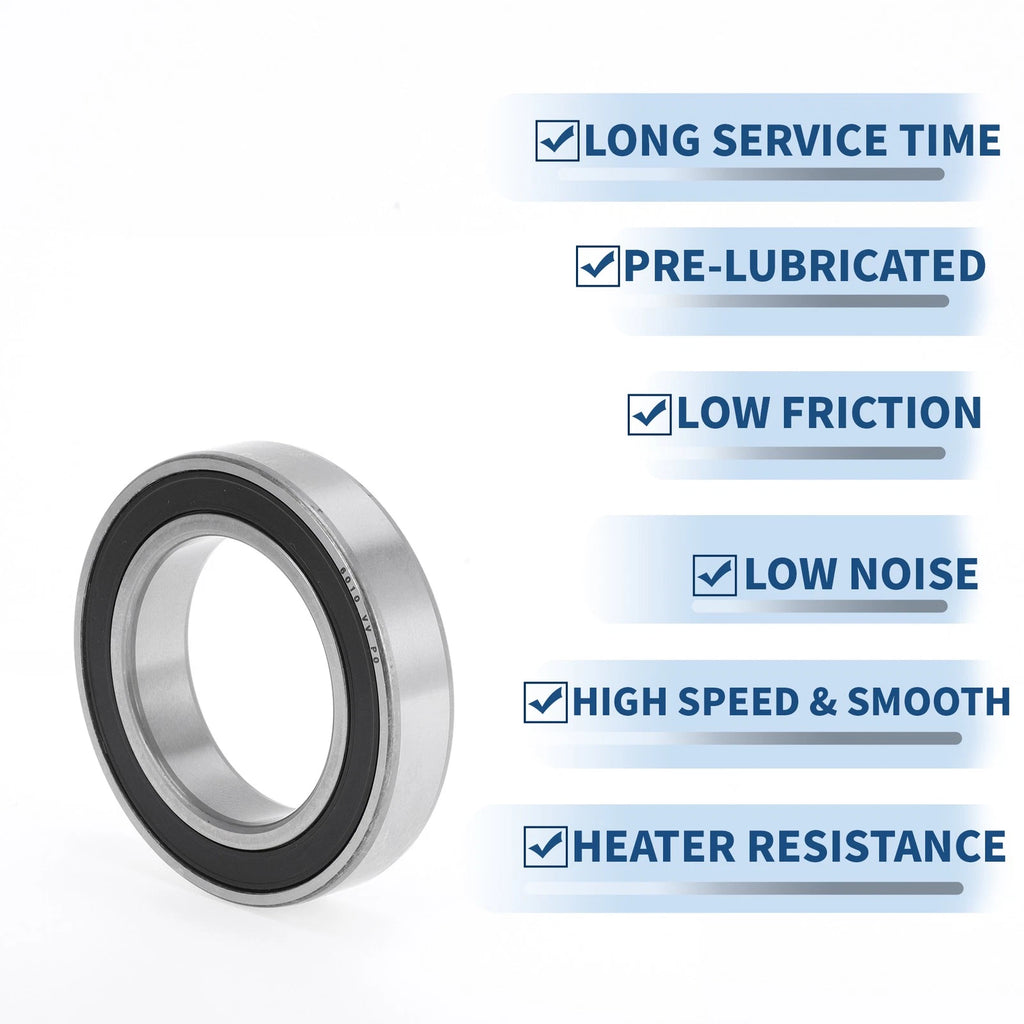 Deep Groove Ball Bearing 6010VV for Scooter Skateboard (50x80x16mm)
