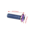 Set of 8 Steering Wheel Conical Screws with Allen Key M5