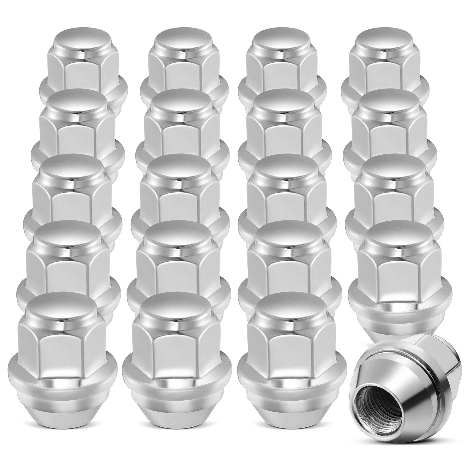 20x M12x1.5 Lug Nuts for Ford Fusion Focus (2013-2019)