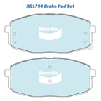 GCT Front Disc Brake Pads Set for Kia Cerato LD/TD 2.0L (2004-2013)