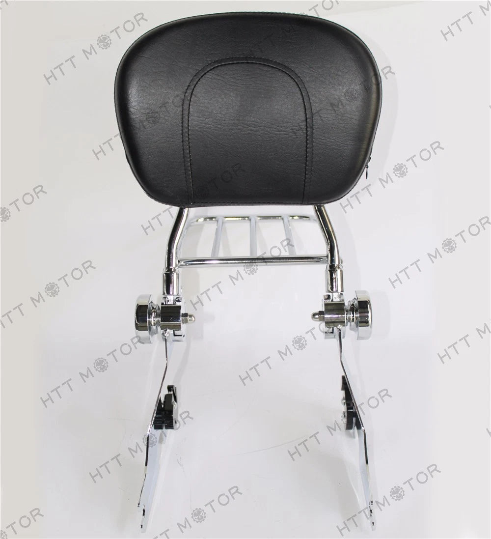 Detachable Backrest Sissy Bar Luggage Rack for Harley Sportster (1994–2003)