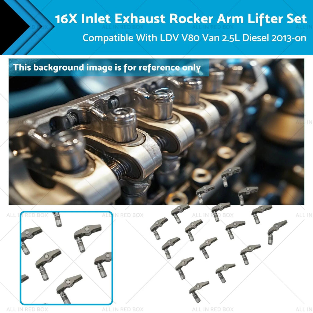 16X Inlet Exhaust Rocker Arm Lifter Set for LDV V80 Van (2013–Present)