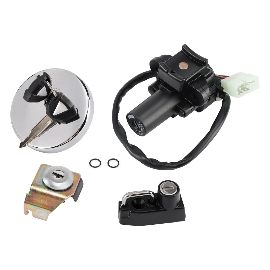 Ignition Barrel, Lock, Fuel Cap & Key Set for Kawasaki W800 (2019–2025)