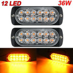 Amber 36W Auto Bar Beacon Bulb for Car Equipment Hazard