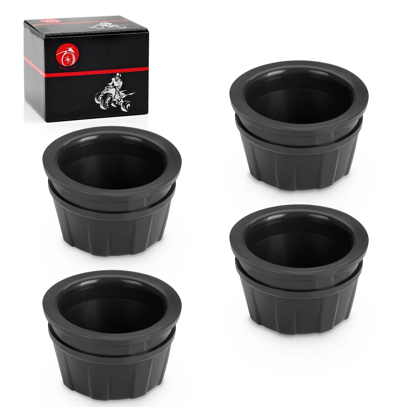 Set of 4 Wheel Dust Caps for Honda Rincon 650 TRX650FA (2003–2005)