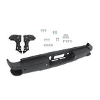 Steel Rear Bumper for GMC Silverado 2500 (2015–2019) with Sensor Hole Black