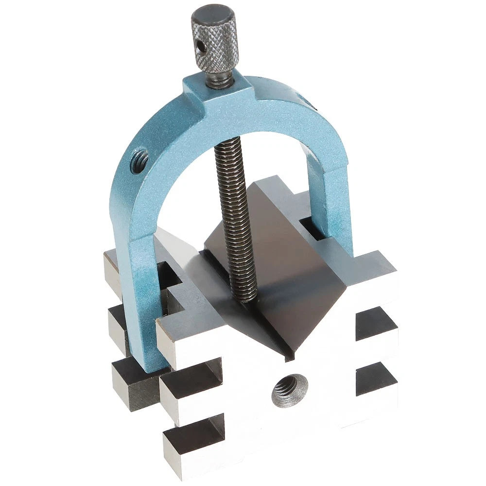 Set of 2 V-Block and Clamp for Precision Work