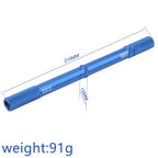 Universal Motorcycle Fork Bleed Tool for Suspension Repair - Blue