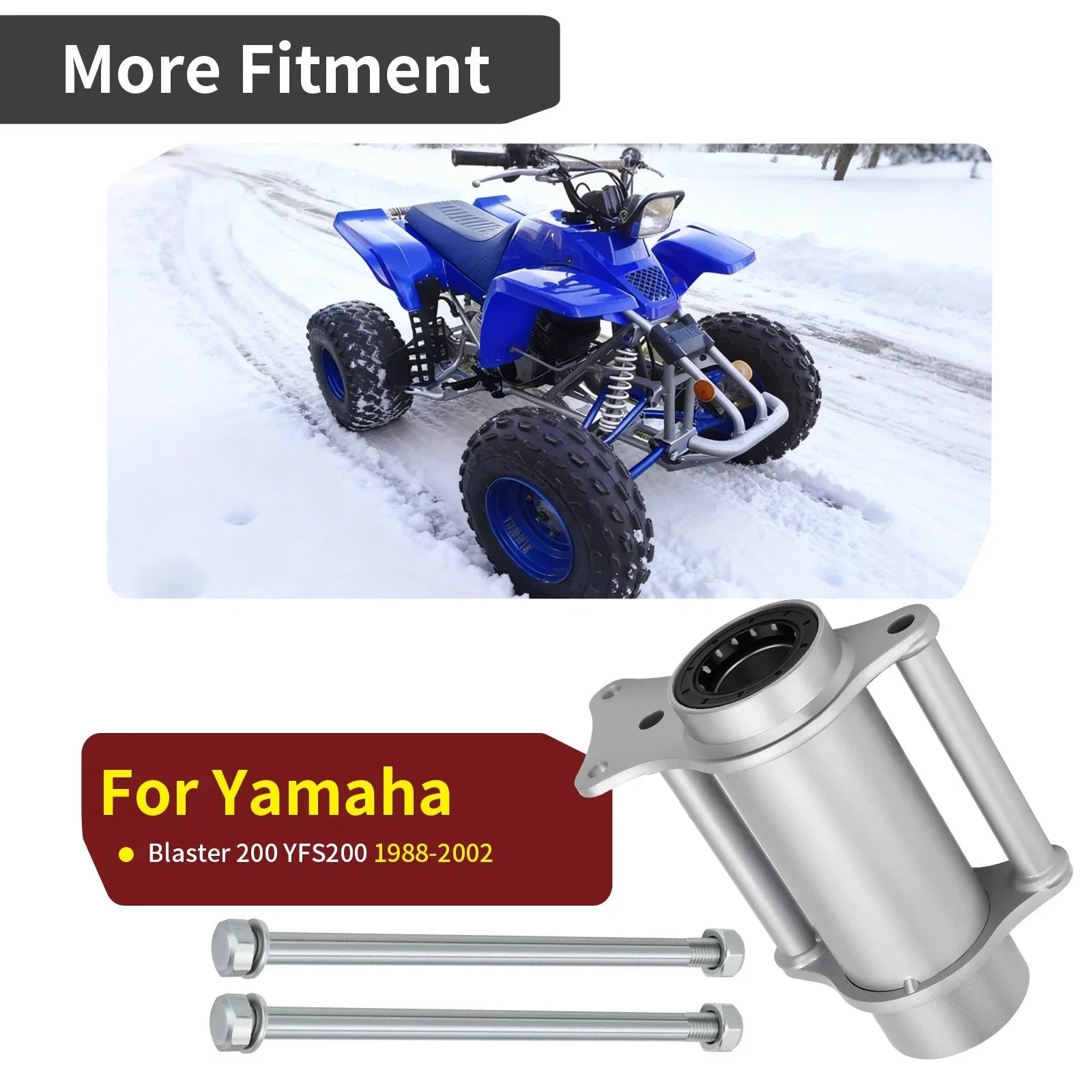 Rear Carrier Bearing for Yamaha Blaster 200 Bolts Included (1988–2002)
