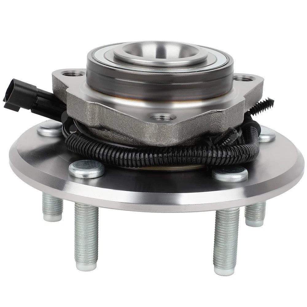 2 Front CV Axle Shaft + Wheel Hub Bearing for Ram 1500 (2012–2018) 4WD