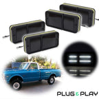 Set of 4 LED Side Marker Lights for Chevy GMC Truck (1968–1972)