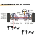 Set of 4 Stabilizer End Links for Subaru Impreza 