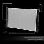 Full Aluminum Core Radiator for Mazda MPV (2002–2006) DPI 2456