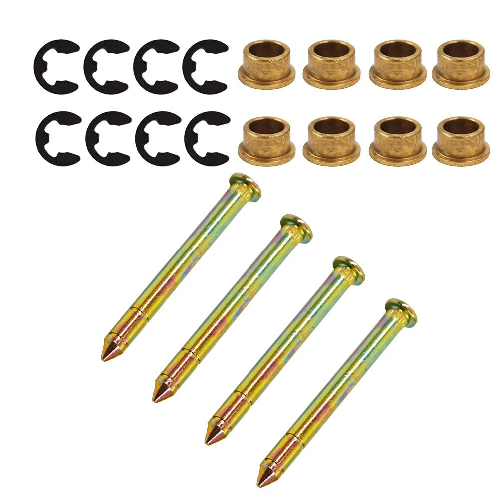 Set of 4 Door Hinge Pins Bushing Kit for Ford F-150 F-250 F-350 Bronco
