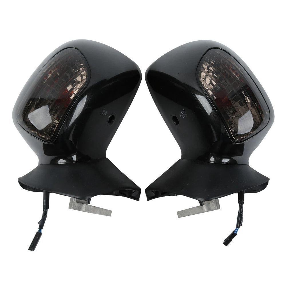 Rearview Mirrors with Smoke Signal Lens for Honda Goldwing GL1800 (2001–2017)