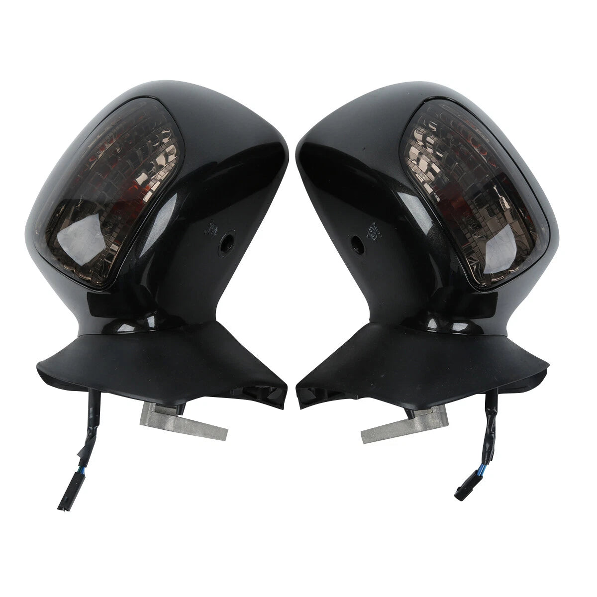 Rearview Mirrors with Smoke Signal Lens for Honda Goldwing GL1800 (2001–2017)