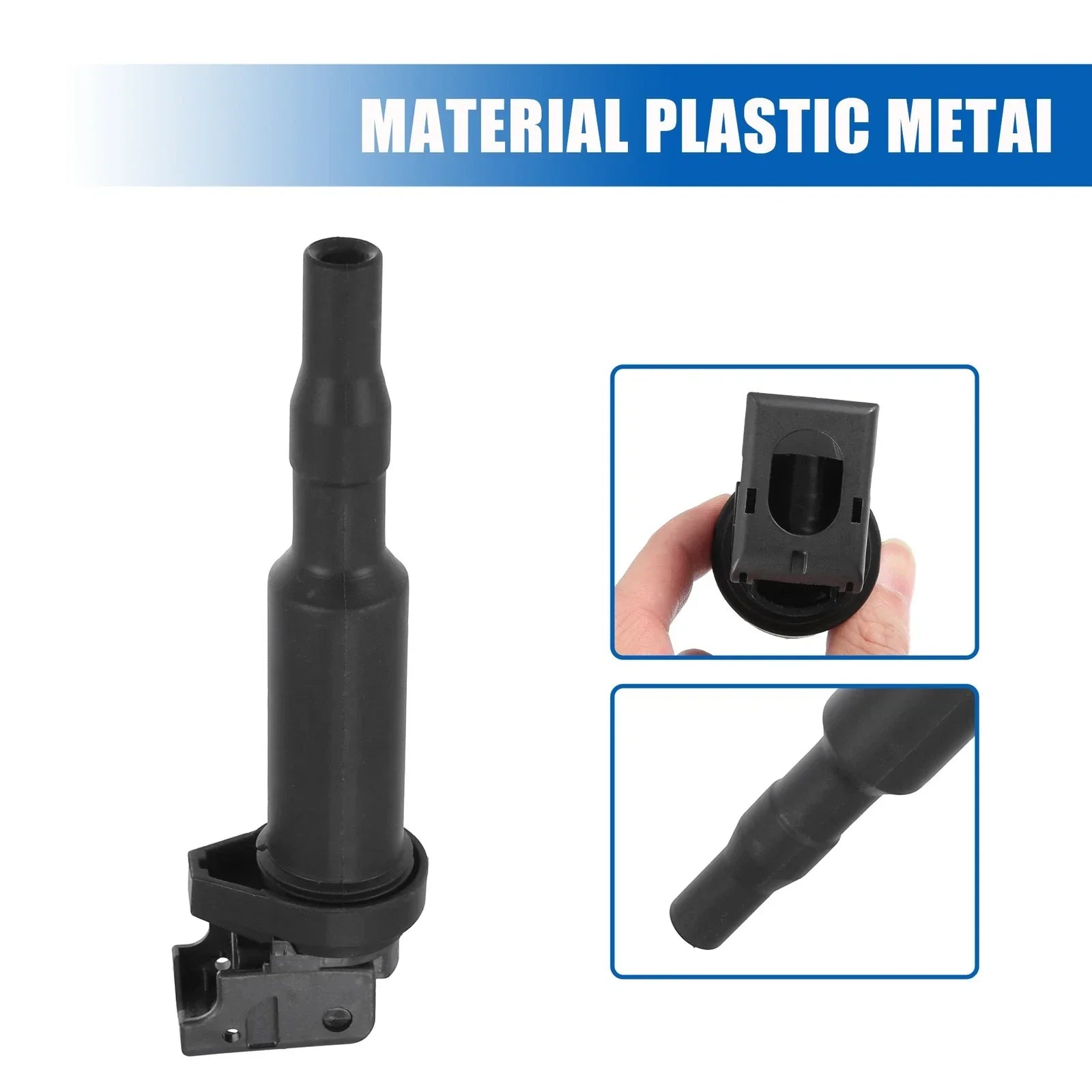 Ignition Coil for BMW Plastic Metal Rubber Black