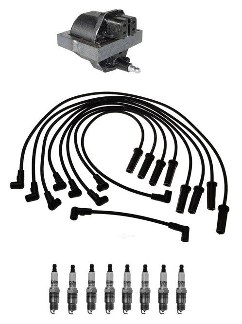 Ignition Wires & Spark Plugs Kit for GMC R2500 Suburban (1992–1999)