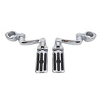 32mm Footpegs 360° Adjustable Long Mount Clamp 1-1/4in for Highway Bars