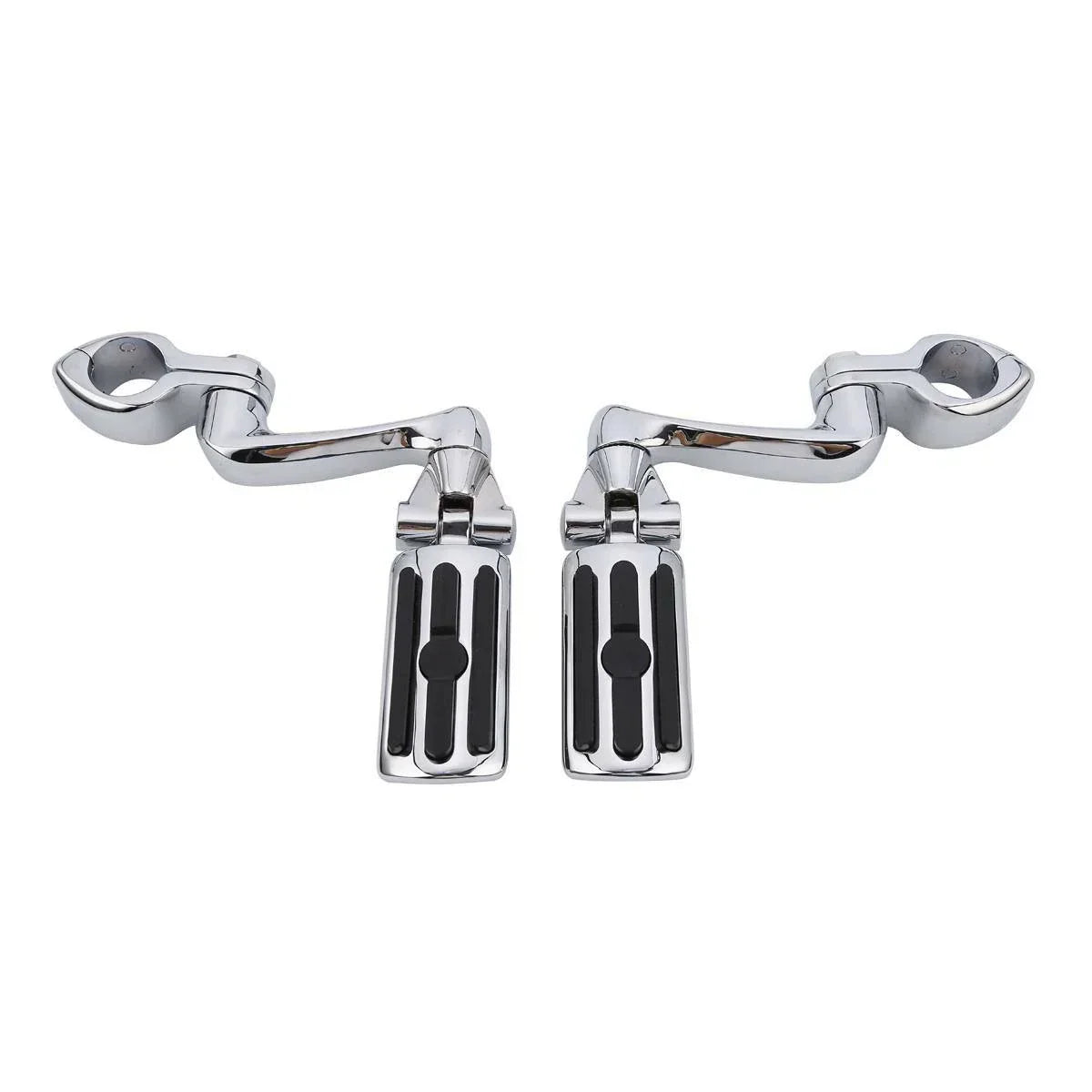 32mm Footpegs 360° Adjustable Long Mount Clamp 1-1/4in for Highway Bars