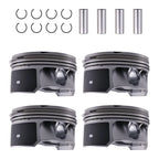 Set of 4 Pistons and Rings for Chevy Equinox GMC Terrain 2.4L (2010–2017)