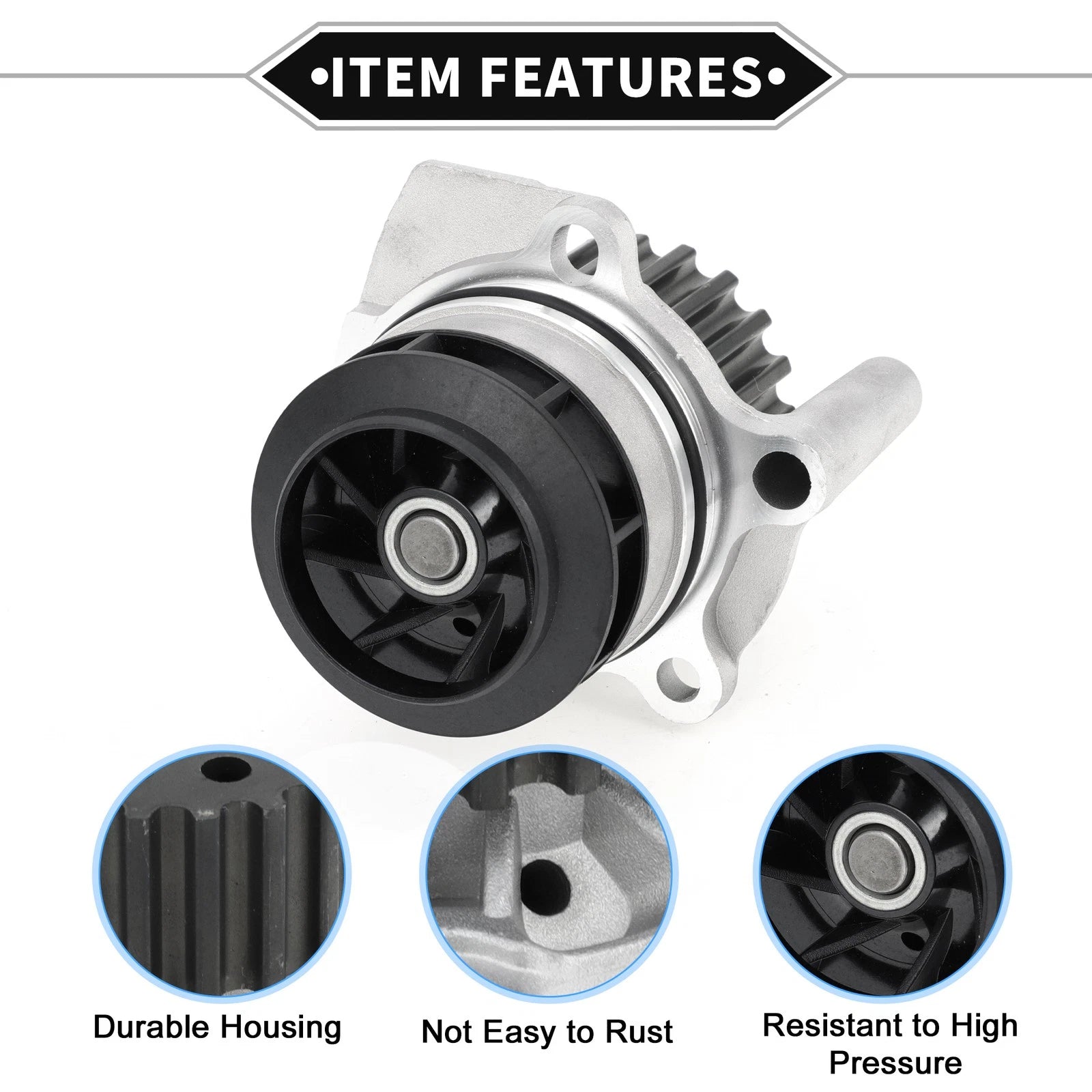 Water Pump for Volkswagen Passat (2012–2014) No. 03L121011J/03L121011C/03L121011H