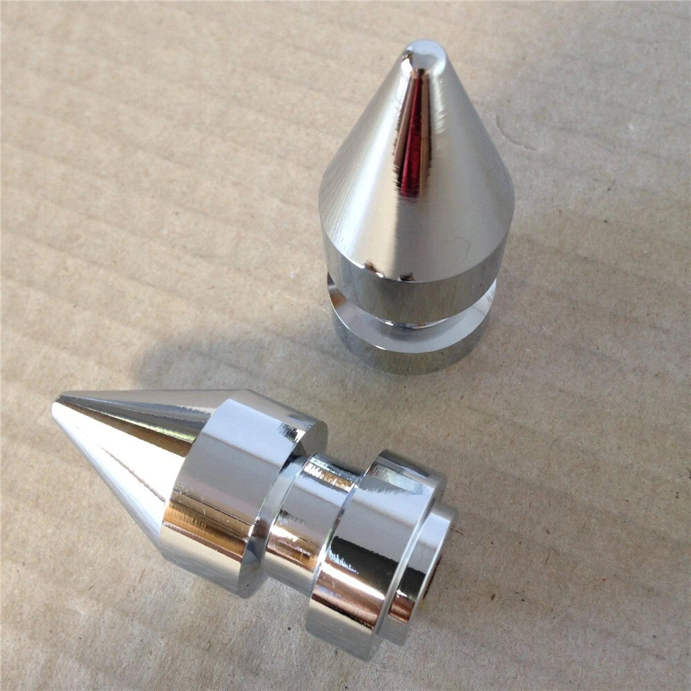 Chrome Spike Swingarm Spools 6mm for Yamaha FZ-1/FZ6 (2004–2013)