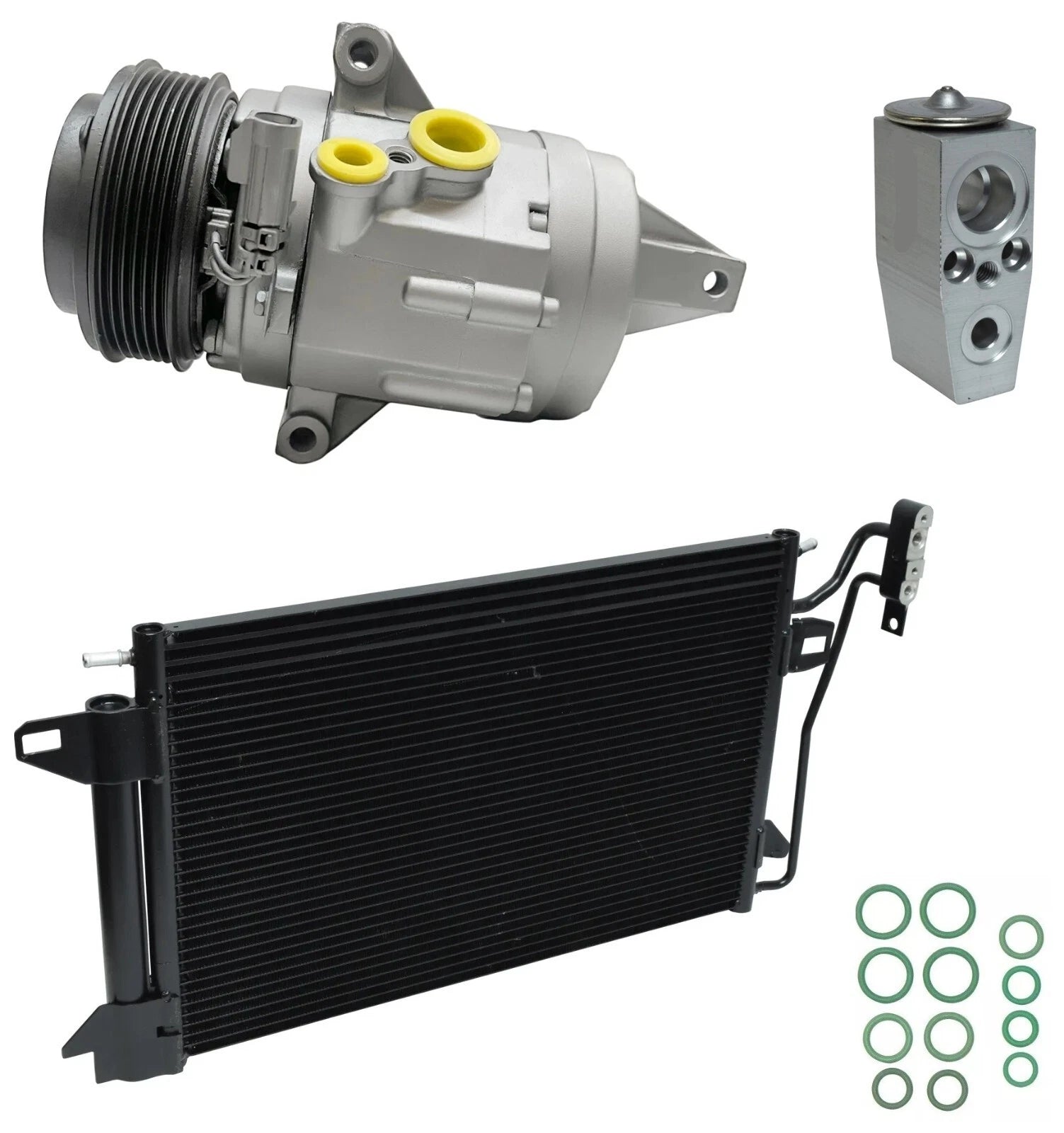 A C Compressor Kit with Condenser for Lincoln MKZ 3.5L V6 (2012–2014)