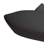 Front Door Armrest Cover for Acura TL (2004–2008) Red Stitch PVC Leather