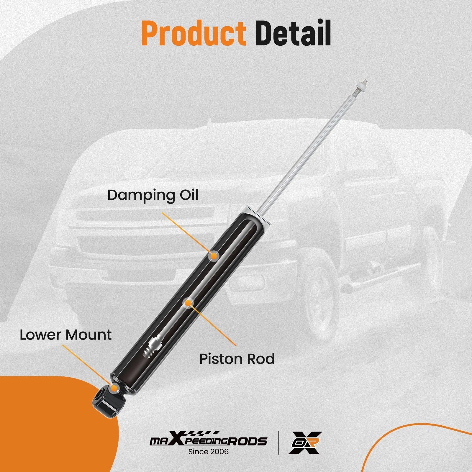 Rear Shock Absorber Assembly for Ford Focus ST (2013-2018)