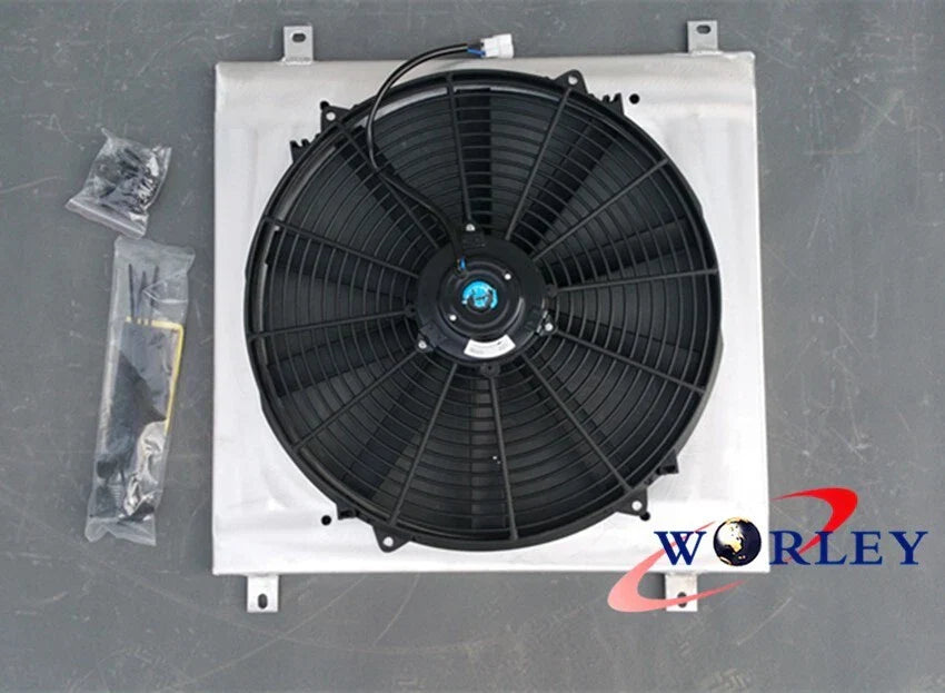 Radiator Shroud & Thermo Fan for Jeep Wrangler YJ/TJ/LJ (1987-2006)