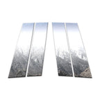 Diamond Grade 4pc Stainless Steel Pillar Post Covers for 2014-2024 Mazda 6