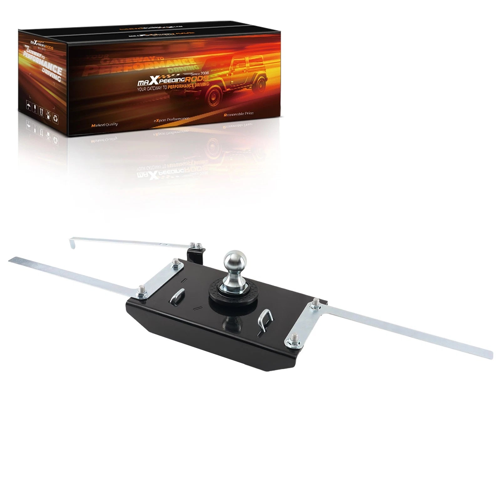 Gooseneck Trailer Hitch Kit for Ram 2500 (2014–2018) 30000 lbs Steel
