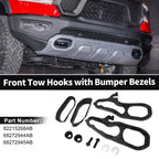 Front Tow Hooks for Dodge Ram 1500 DT (2019–2024) No. 82215268AB/68272945AB