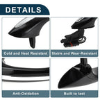 Rear Right Exterior Door Handle for BMW F07 F10 Black Silver Tone