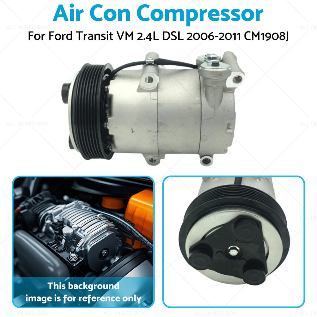 AC Compressor for Ford Transit VM 2.4L DSL (2006–2011) CM1908J