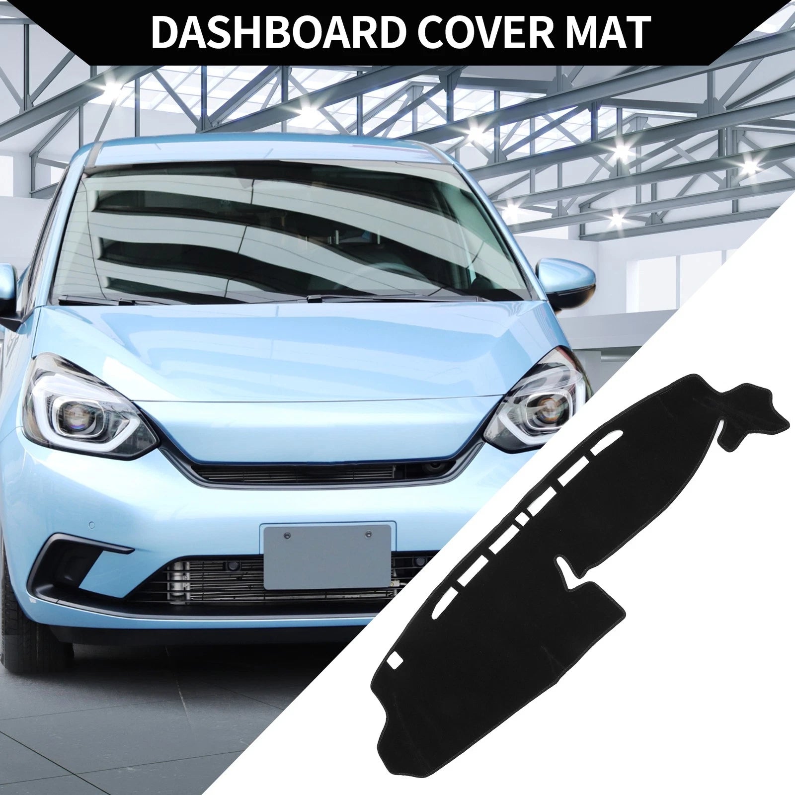 Dashboard Cover Mat for Honda N-BOX JF3/JF4 (2017–2020) Black