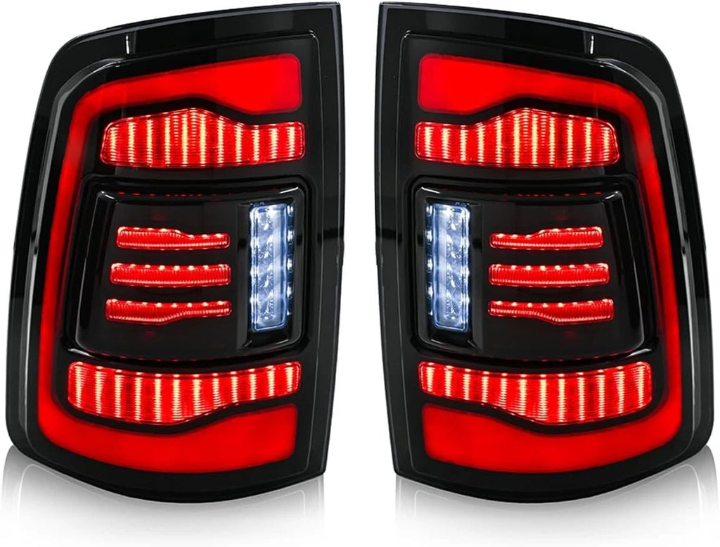 Sequential LED Turn Signal Tail Lights for Dodge Ram 1500 2500 3500 (2009–2018)