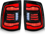 Sequential LED Turn Signal Tail Lights for Dodge Ram 1500 2500 3500 (2009–2018)